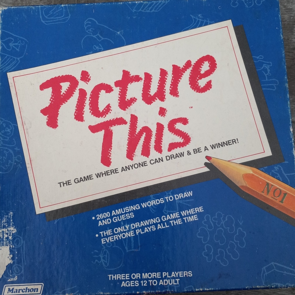 Vintage "Picture This" 1987 boardgame.